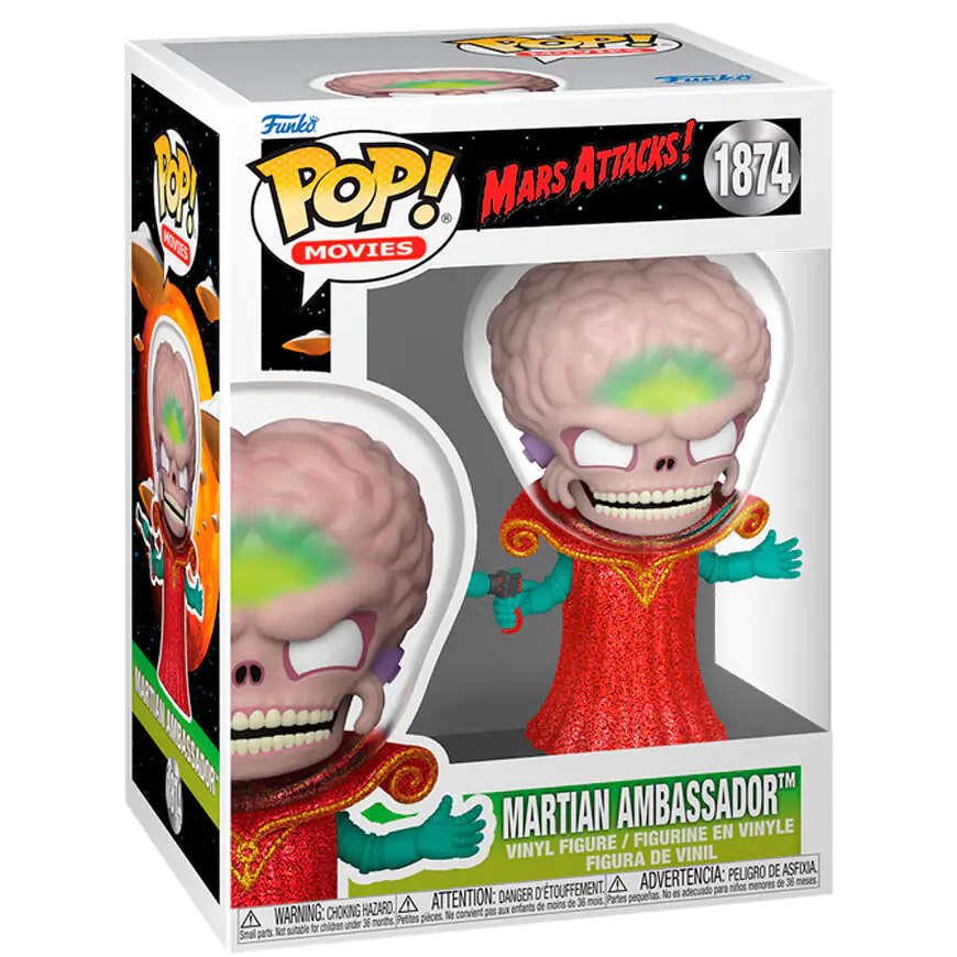 Mars Attacks Funko POP! Movies Vinylová figúrka Ambassador 9 cm produktová fotografia