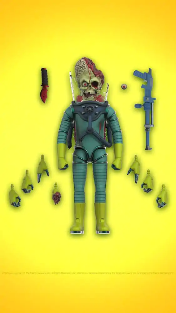 Mars Attacks Ultimates Action Figure Martian Wave 1 (Smashing the Enemy) 18 cm termékfotó