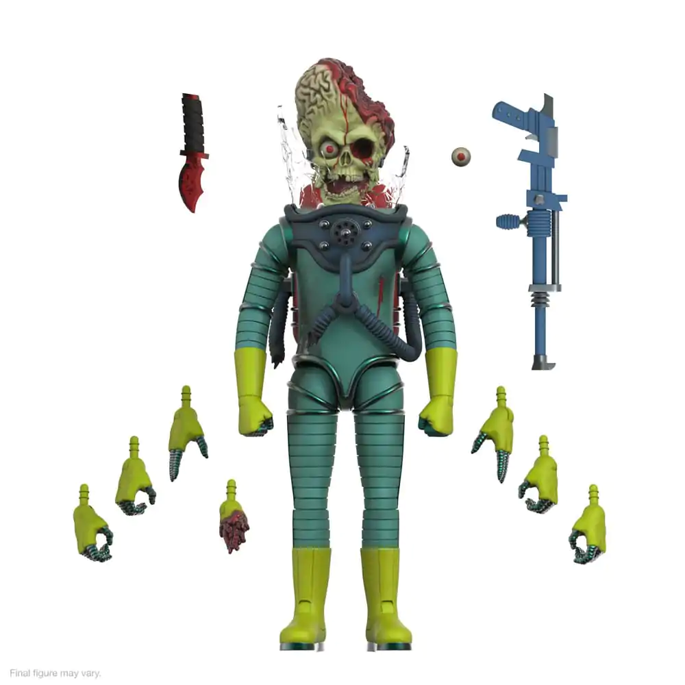 Mars Attacks Ultimates Action Figure Martian Wave 1 (Smashing the Enemy) 18 cm termékfotó