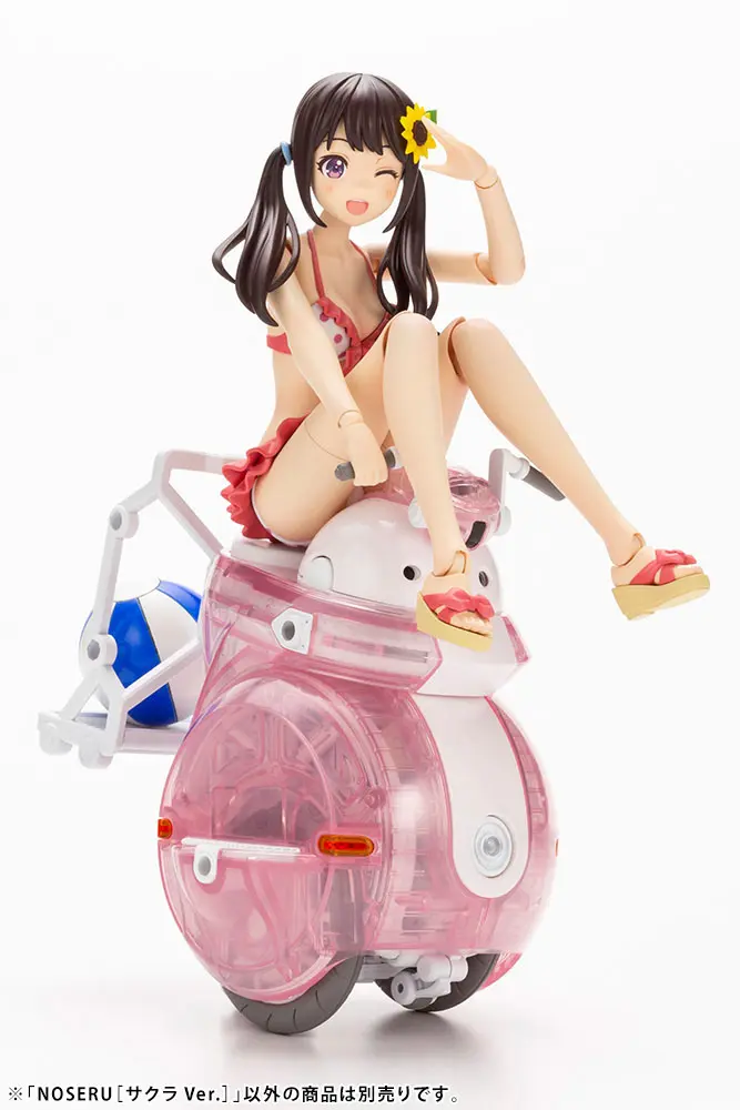 Maruttoys Plastic Model Kit 1/12 Noseru (Sakura Version) 9 cm - Plastiková modelová stavebnica produktová fotografia