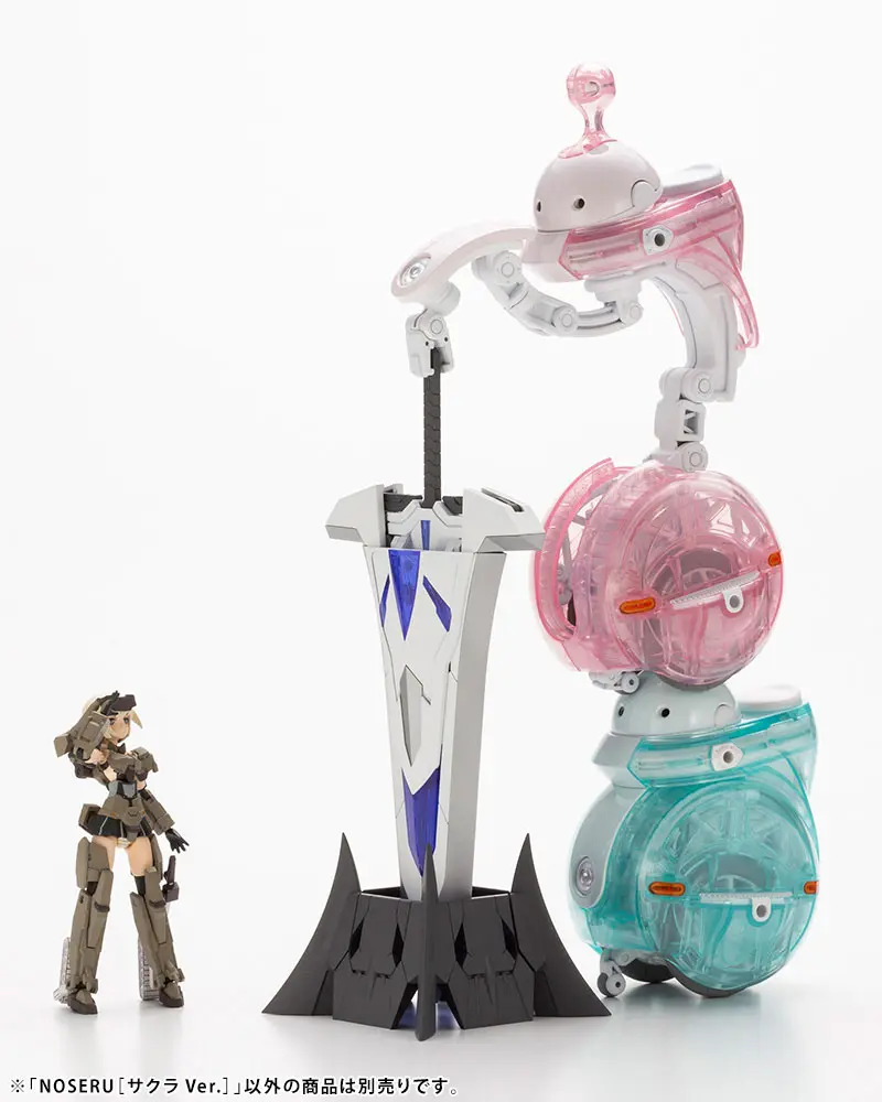 Maruttoys Plastic Model Kit 1/12 Noseru (Sakura Version) 9 cm - Plastiková modelová stavebnica produktová fotografia