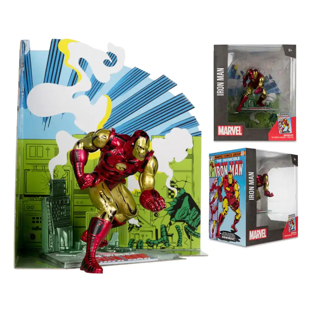 Marvel PVC figúrka 1/10 Iron Man (The Invincible Iron Man #126) 11 cm termékfotó