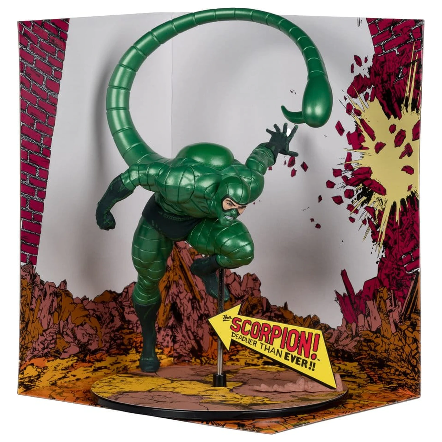 Marvel PVC socha 1/10 Scorpion (Metallic) (The Amazing Spider-Man #318) (Gold Label) 18 cm produktová fotografia
