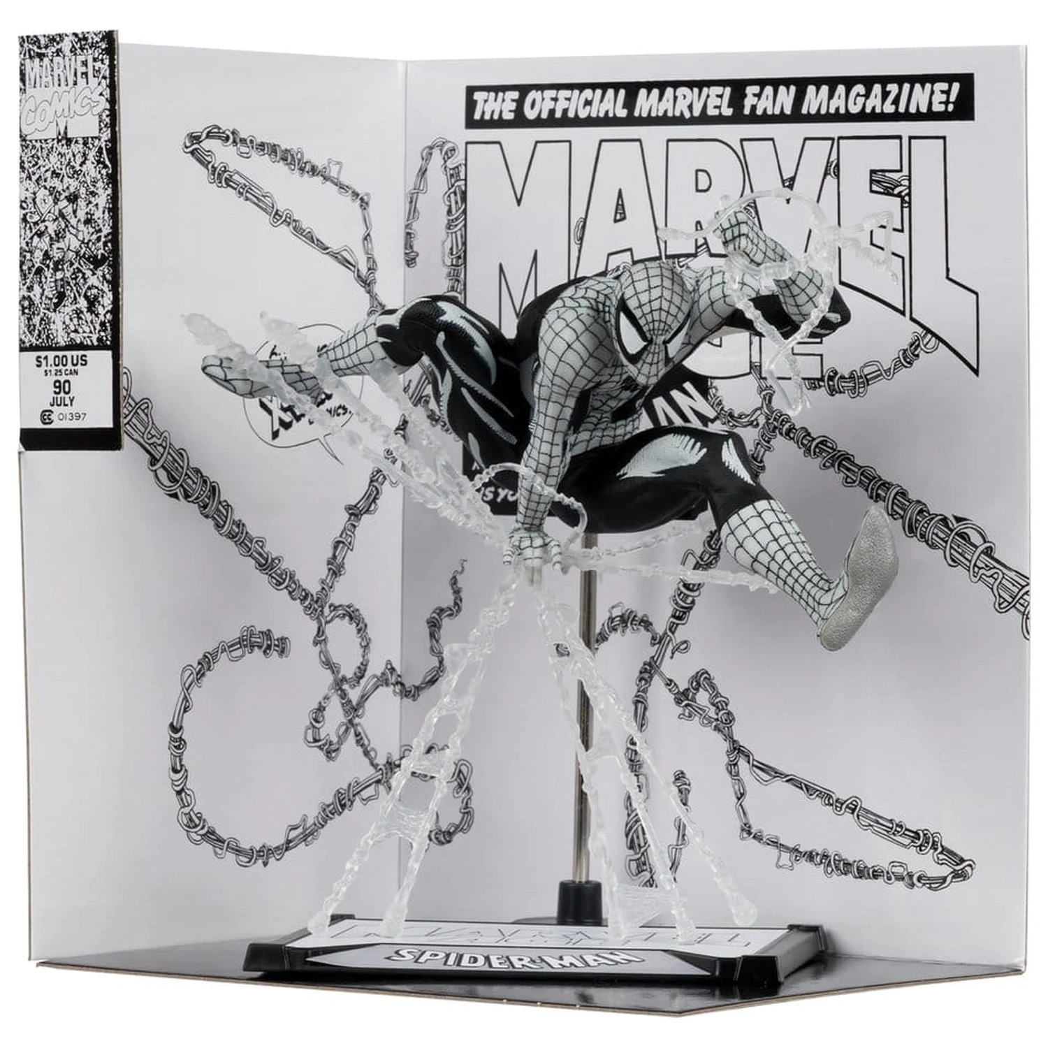 Marvel PVC socha 1/10 Spider-Man (Marvel Age #90) (Line Art) 18 cm produktová fotografia