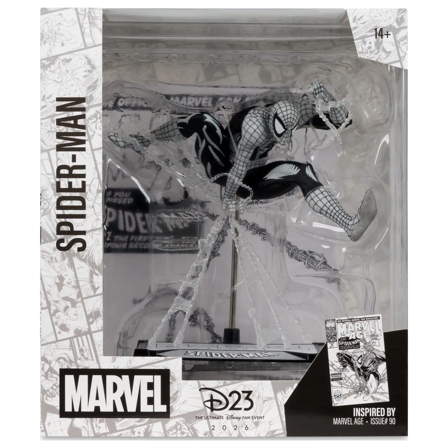 Marvel PVC socha 1/10 Spider-Man (Marvel Age #90) (Line Art) 18 cm produktová fotografia