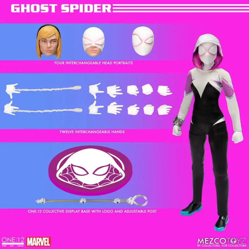 Marvel Action Figúrka 1/12 Ghost-Spider from Earth-65 16 cm termékfotó