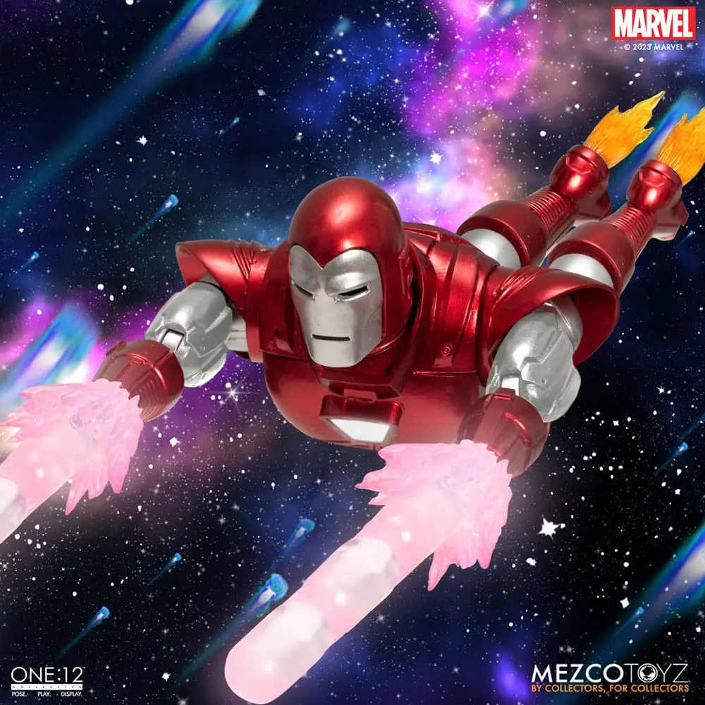 Marvel akčná figúrka 1/12 Iron Man (Silver Centurion Edition) 16 cm termékfotó