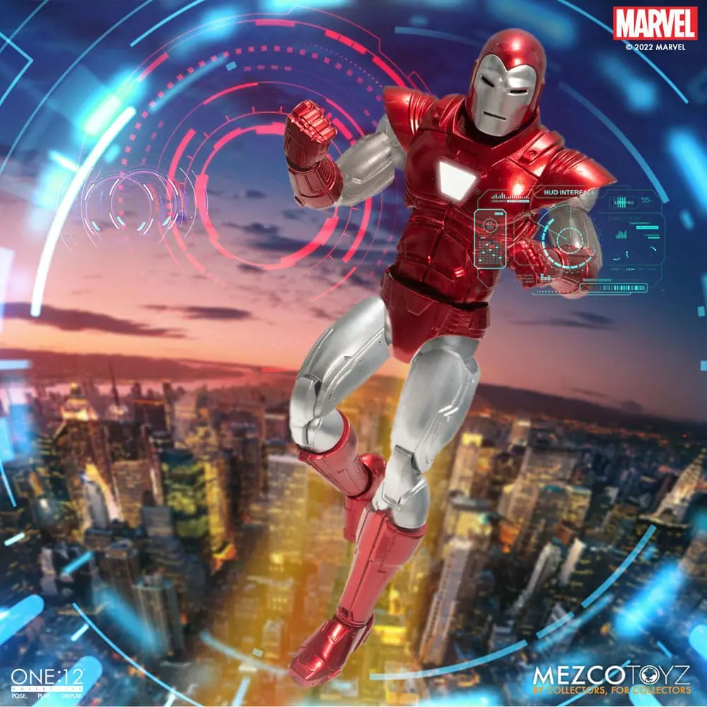 Marvel akčná figúrka 1/12 Iron Man (Silver Centurion Edition) 16 cm termékfotó