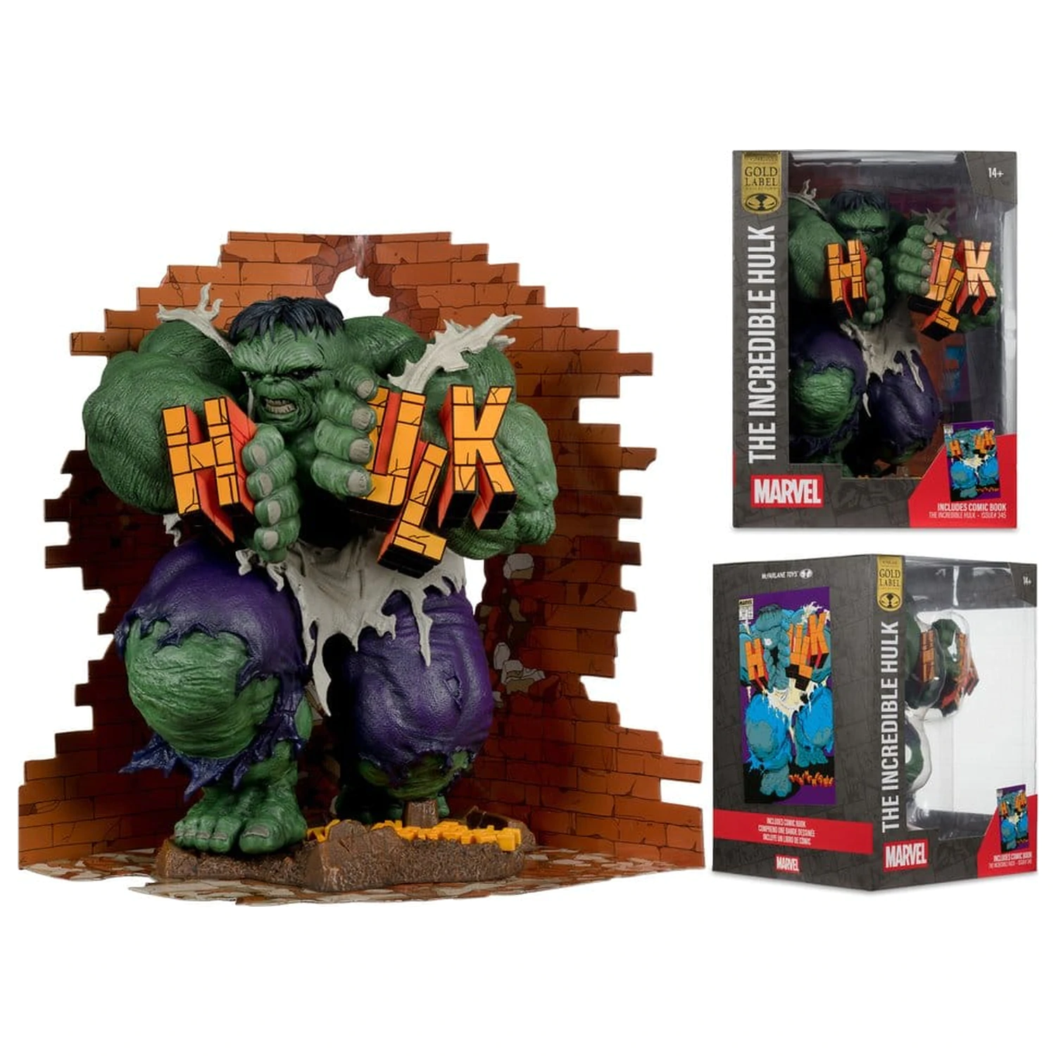 Marvel PVC socha 1/6 Hulk (The Incredible Hulk #345) (Gold Label) produktová fotografia