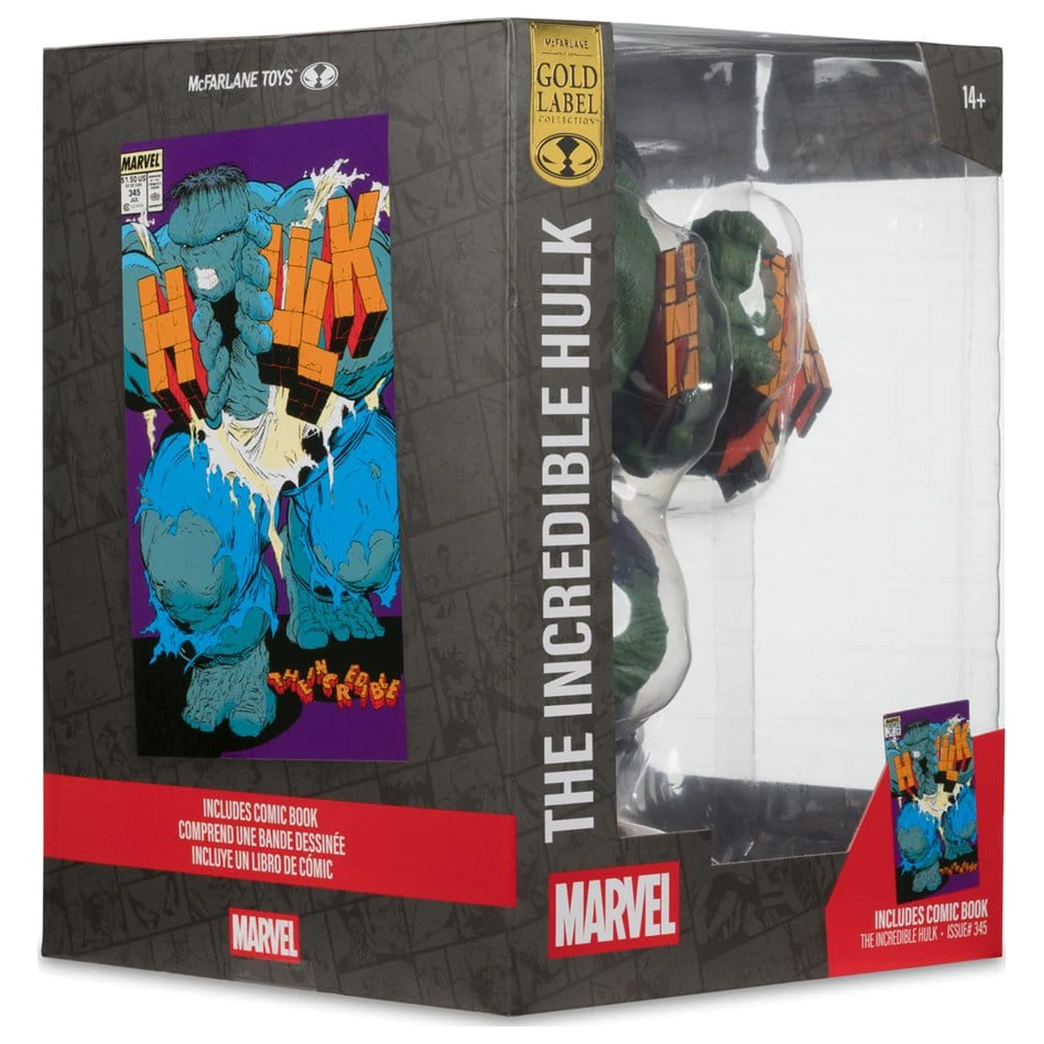 Marvel PVC socha 1/6 Hulk (The Incredible Hulk #345) (Gold Label) produktová fotografia