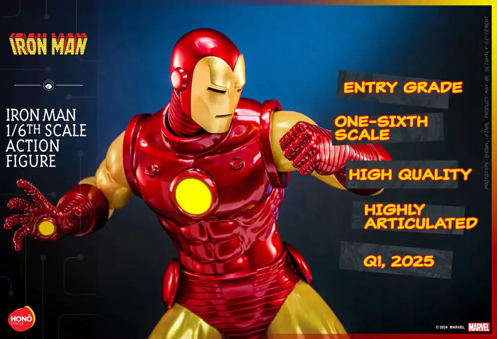 Marvel Action Figúrka 1/6 Iron Man 32 cm termékfotó