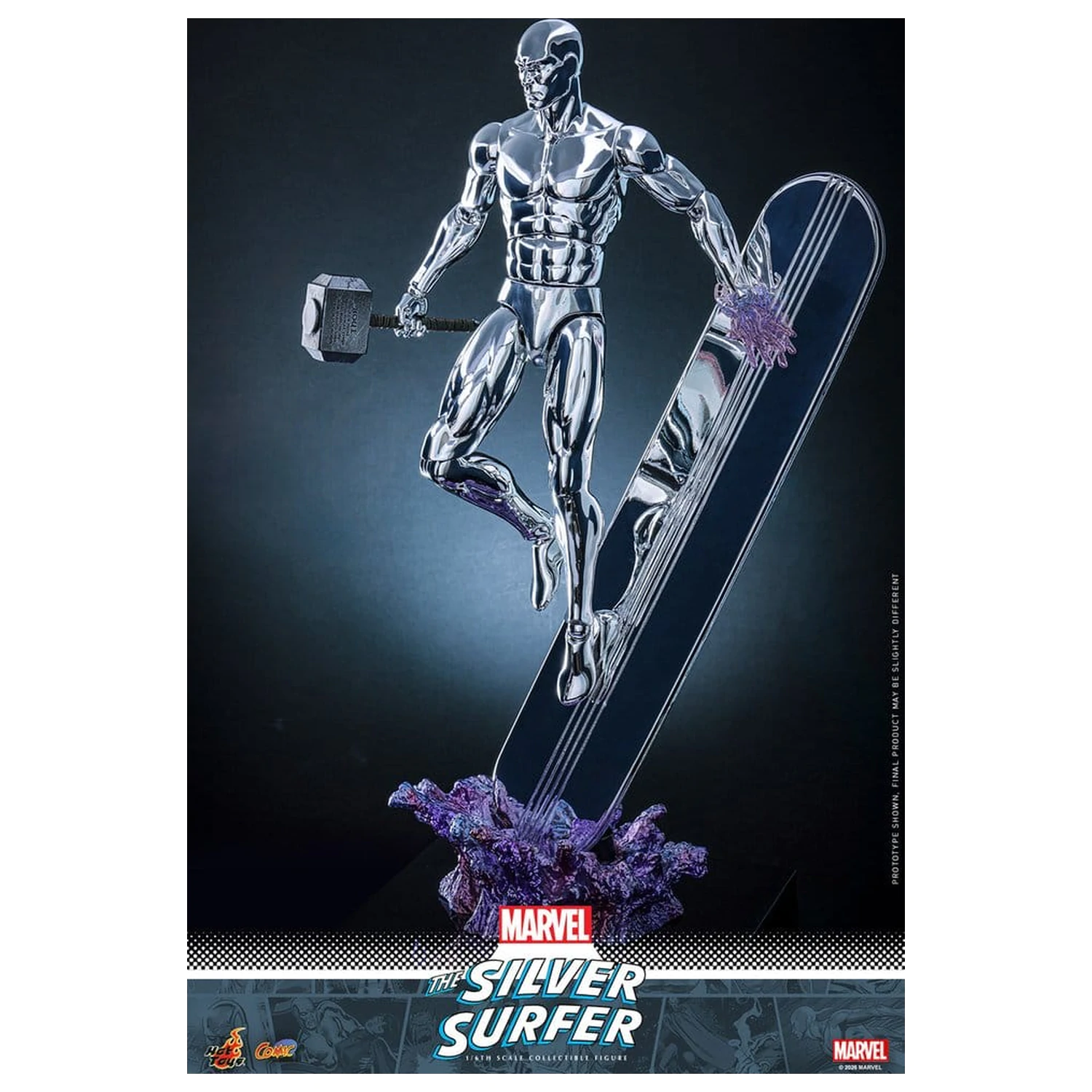 Marvel akčná figúrka 1/6 Silver Surfer 32 cm produktová fotografia