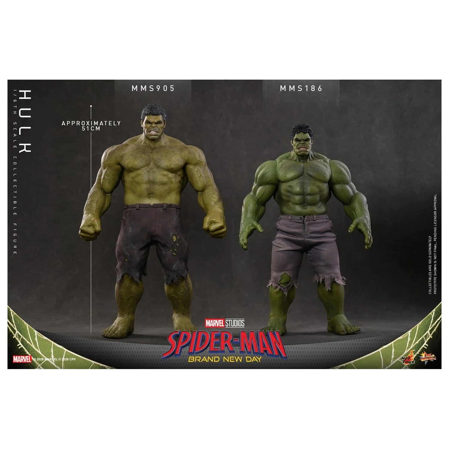 Marvel akčná figúrka 1/6 Hulk 51 cm produktová fotografia