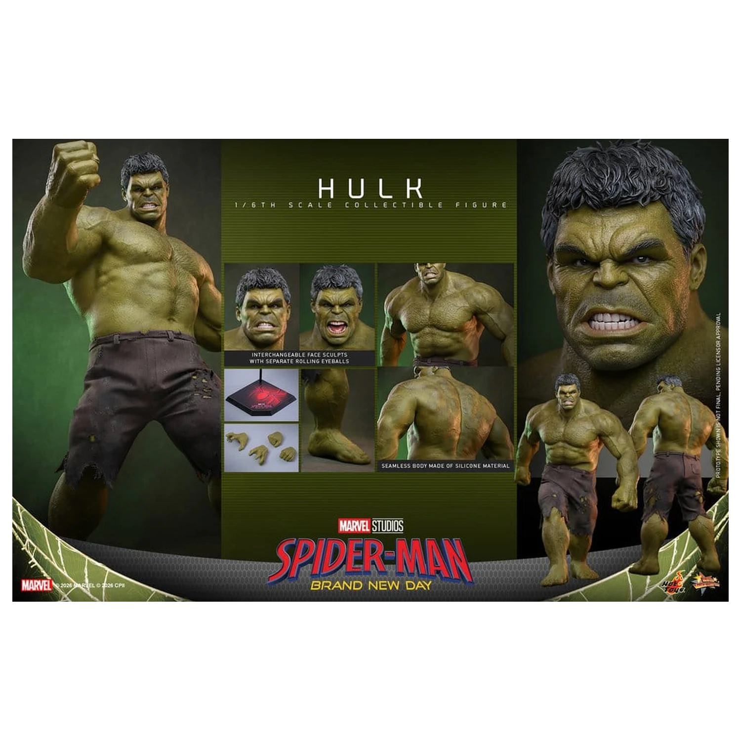 Marvel akčná figúrka 1/6 Hulk 51 cm produktová fotografia