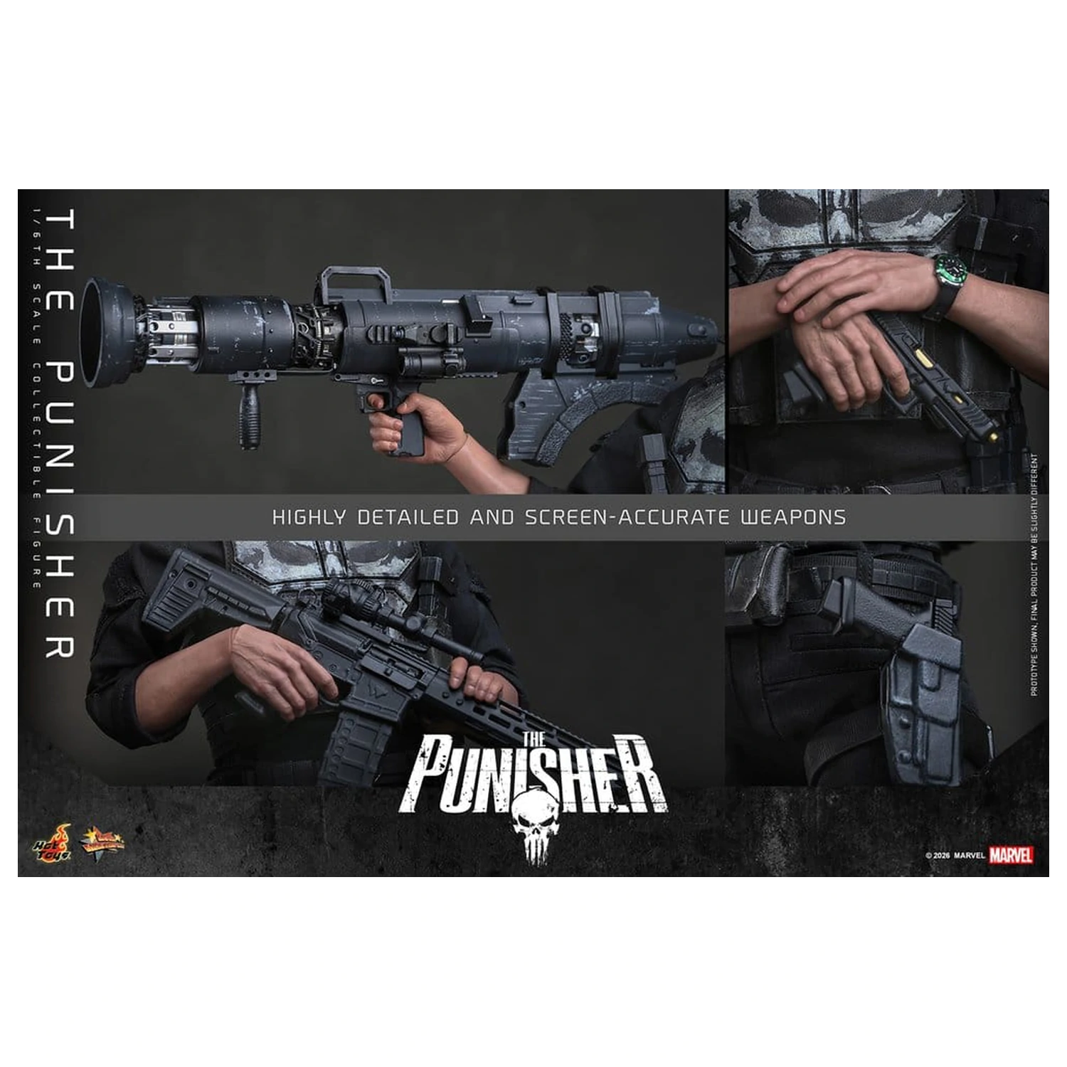 Marvel akčná figúrka 1/6 The Punisher 31 cm produktová fotografia
