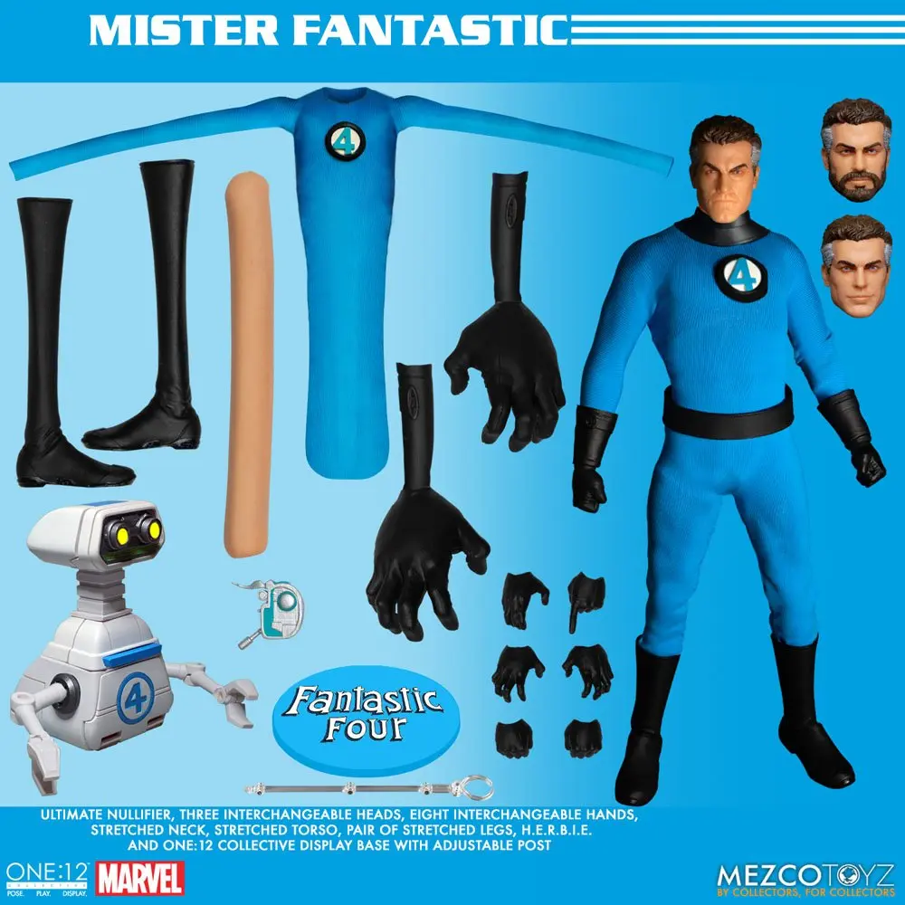 Marvel Akčné Figúrky 1/12 Fantastic Four Deluxe Steel Box Set 16 cm produktová fotografia