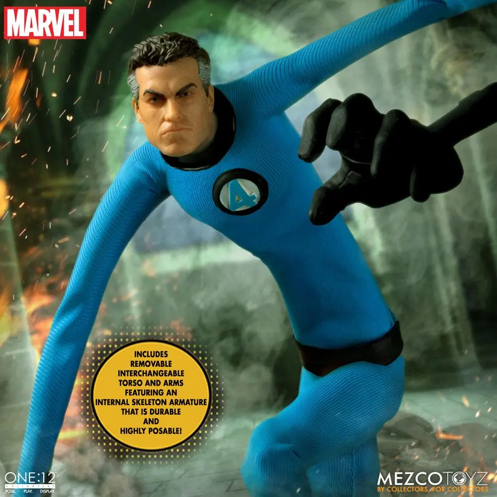 Marvel Akčné Figúrky 1/12 Fantastic Four Deluxe Steel Box Set 16 cm produktová fotografia