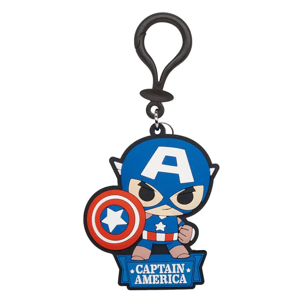 Marvel Soft Touch PVC Klip na tašku Captain America produktová fotografia