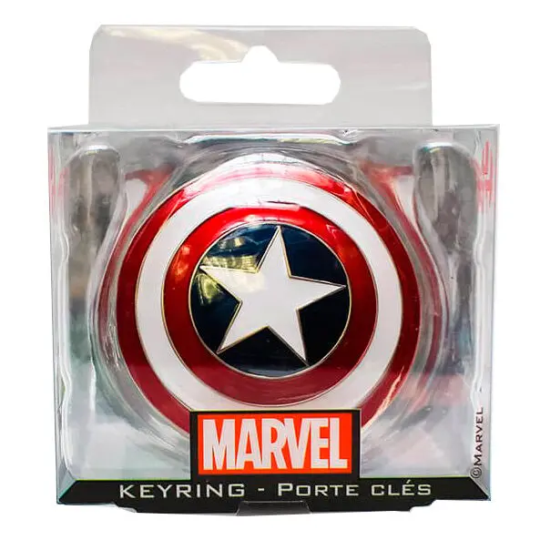 Marvel Comics Metal Keychain Captain America Shield termékfotó