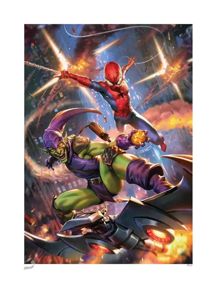 Marvel Art Print Amazing Spider-Man vs Green Goblin 46 x 61 cm - bez rámu produktová fotografia