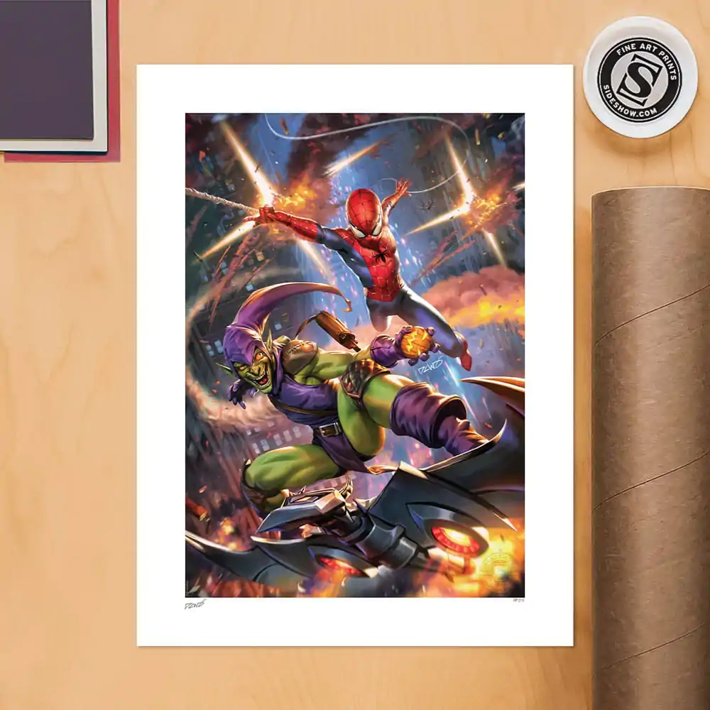 Marvel Art Print Amazing Spider-Man vs Green Goblin 46 x 61 cm - bez rámu produktová fotografia