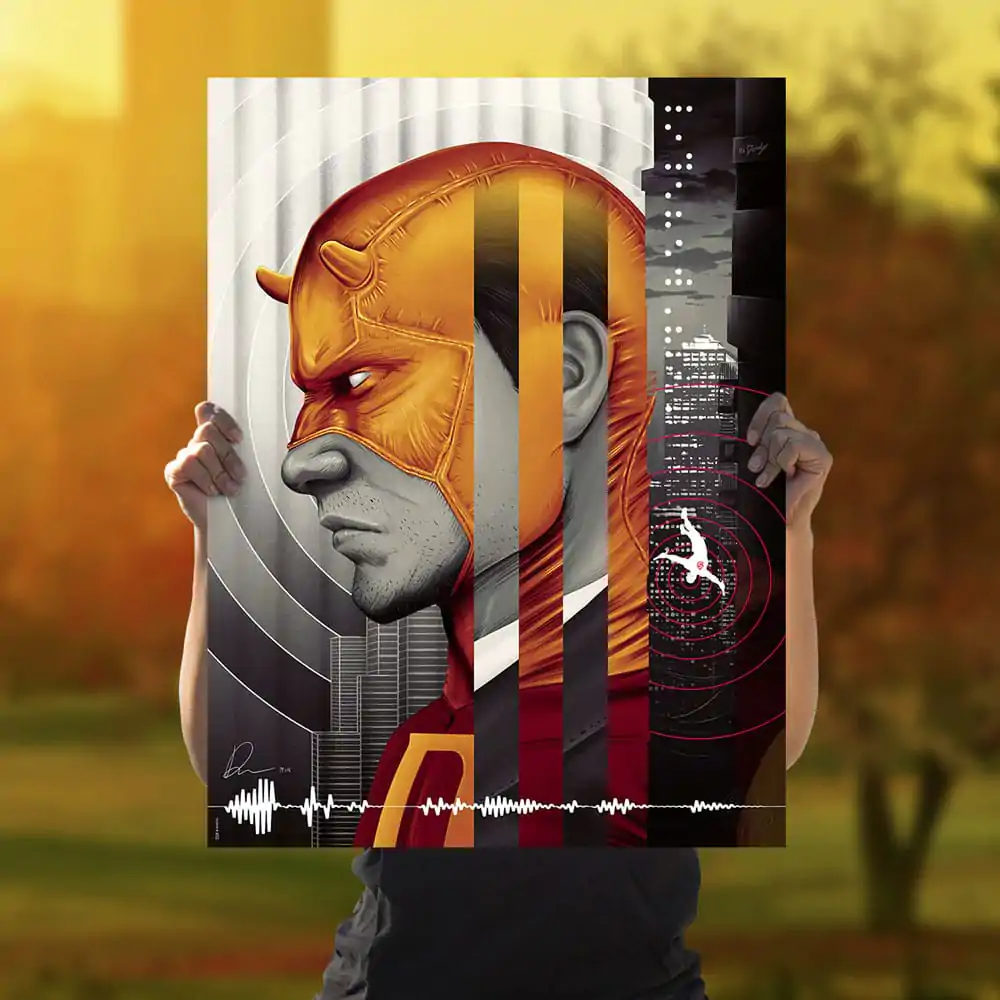 Marvel Art Print Daredevil: The Man Without Fear (Yellow Variant) 46 x 61 cm - nezarámovaný produktová fotografia