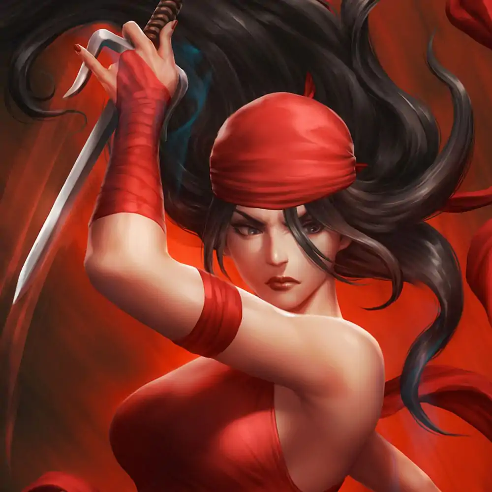 Marvel Art Print Elektra vs The Hand 46 x 61 cm - bez rámu produktová fotografia
