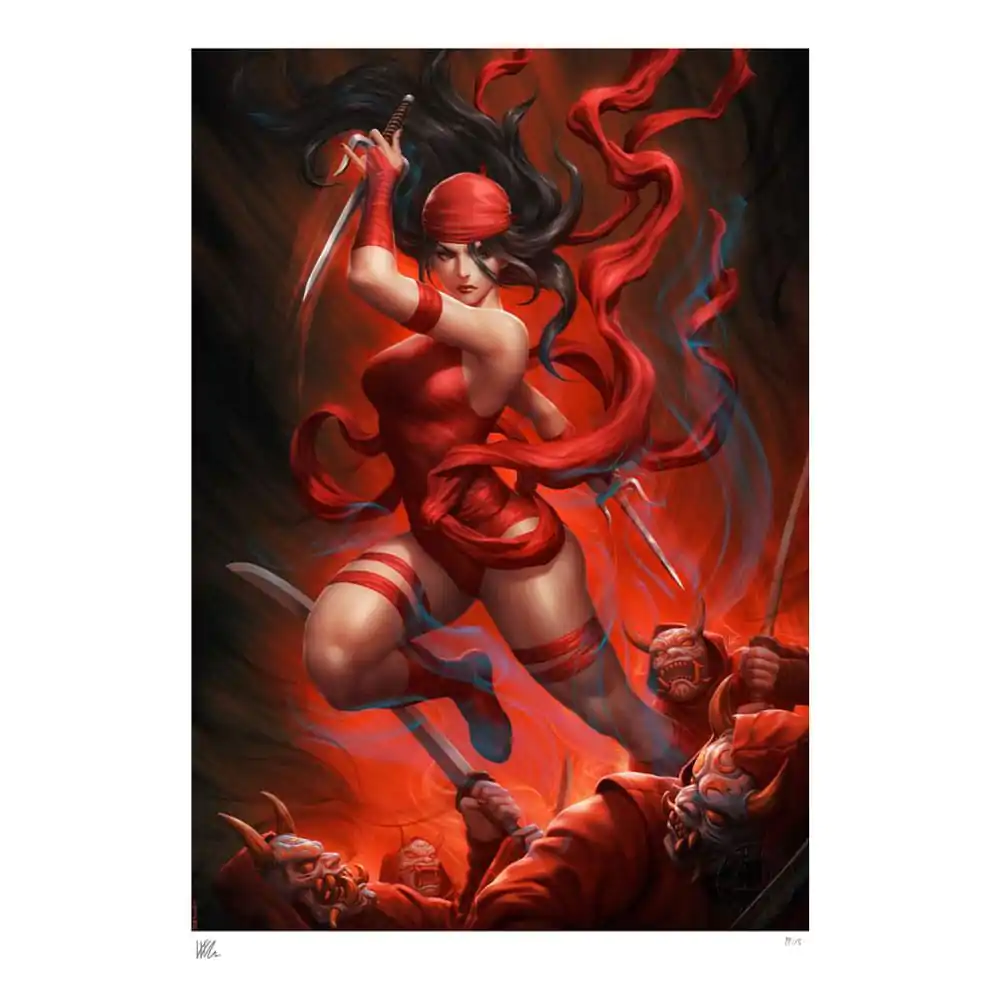 Marvel Art Print Elektra vs The Hand 46 x 61 cm - bez rámu produktová fotografia