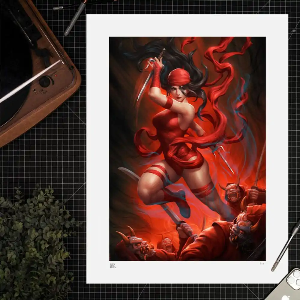 Marvel Art Print Elektra vs The Hand 46 x 61 cm - bez rámu produktová fotografia