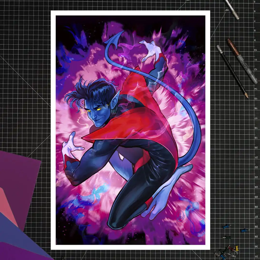 Marvel Art Print Nightcrawler 41 x 61 cm - Bez rámu termékfotó