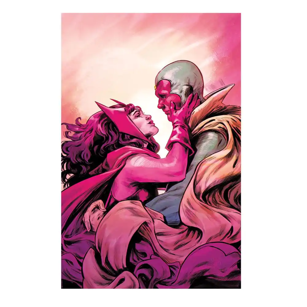 Marvel Art Print Scarlet Witch & Vision 41 x 61 cm - nerámovaný produktová fotografia