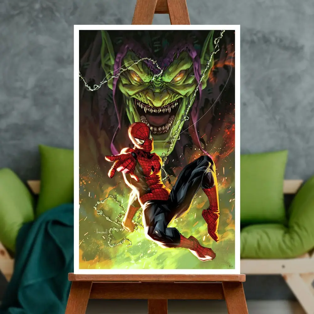 Marvel Art Print Spider-Man vs Green Goblin 41 x 61 cm - bez rámu produktová fotografia