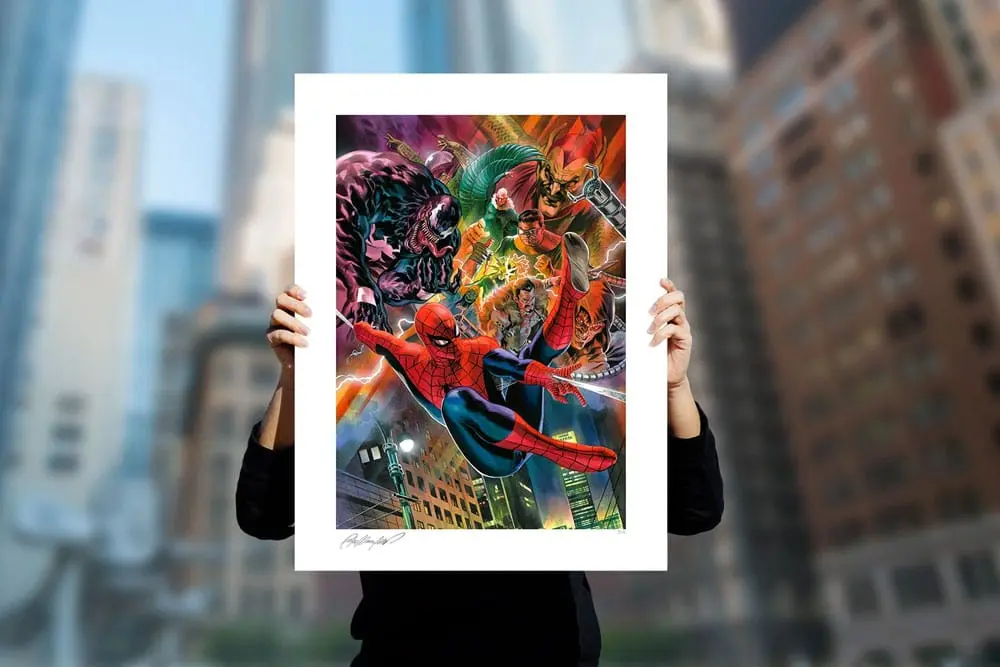 Marvel Art Print Spider-Man vs the Sinister Six 46 x 61 cm - bez rámu produktová fotografia