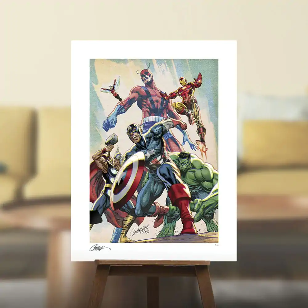 Marvel Art Print The Avengers 46 x 61 cm - nerámovaný produktová fotografia