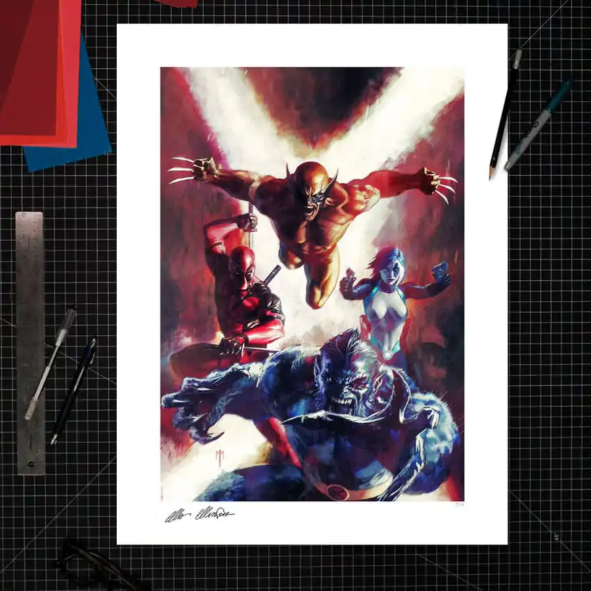 Marvel Art Print The X-Force 46 x 61 cm - bez rámu produktová fotografia