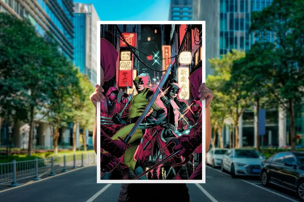 Marvel Art Print Wolverine & X-23 41 x 61 cm - nezarámovaný výtlačok produktová fotografia