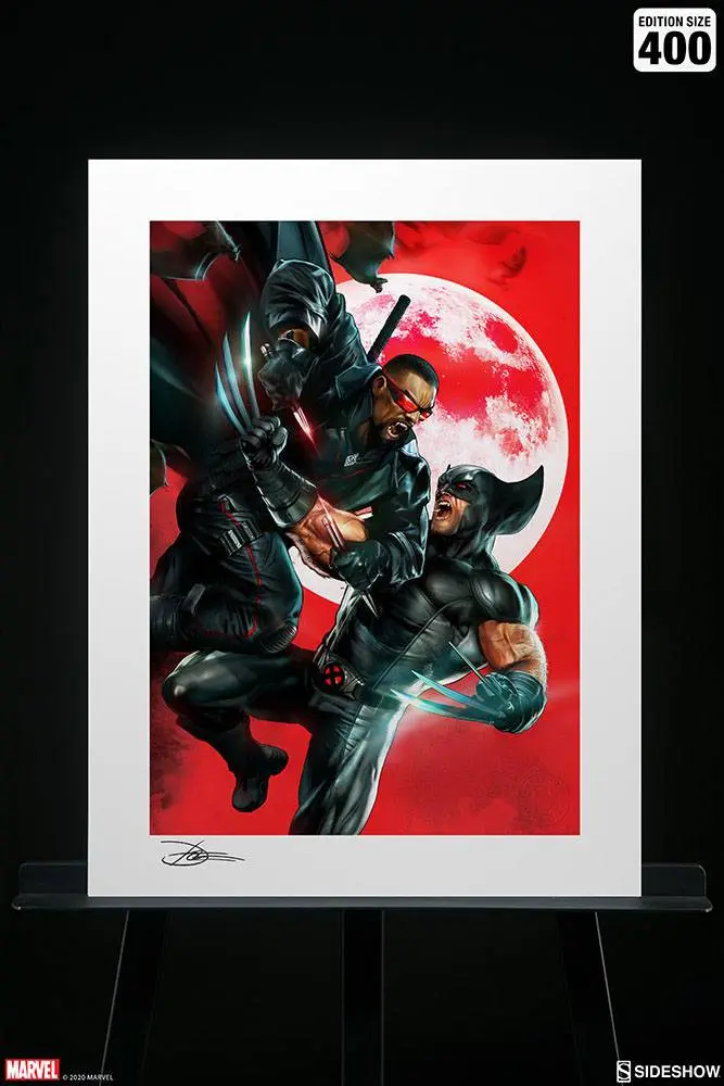 Marvel Art Print Wolverine vs Blade 46 x 61 cm - bez rámu termékfotó