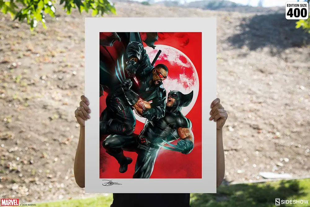 Marvel Art Print Wolverine vs Blade 46 x 61 cm - bez rámu termékfotó