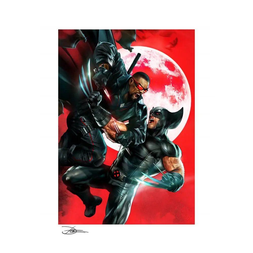 Marvel Art Print Wolverine vs Blade 46 x 61 cm - bez rámu termékfotó