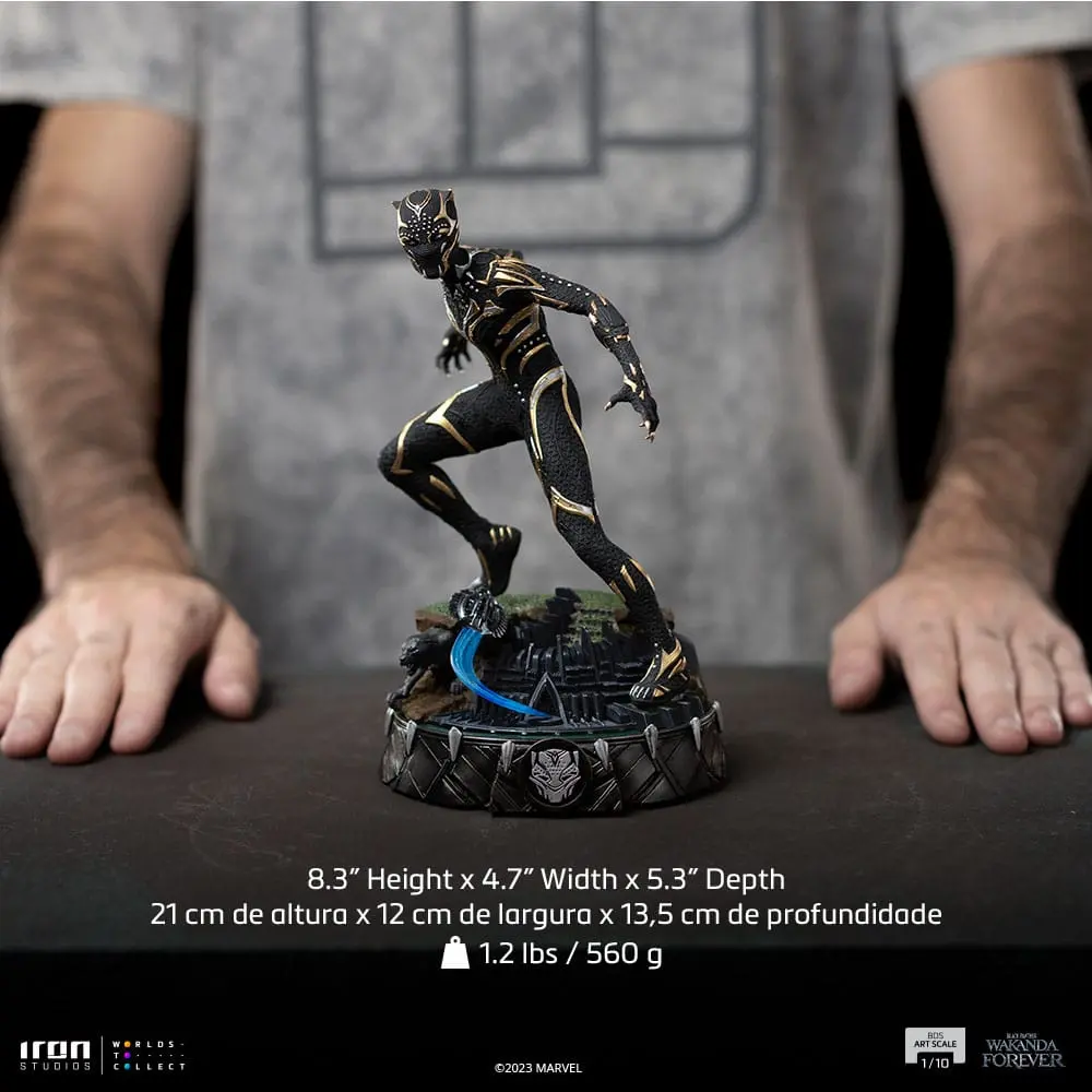 Marvel Art Scale Statue 1/10 Wakanda Forever Black Panther 21 cm termékfotó