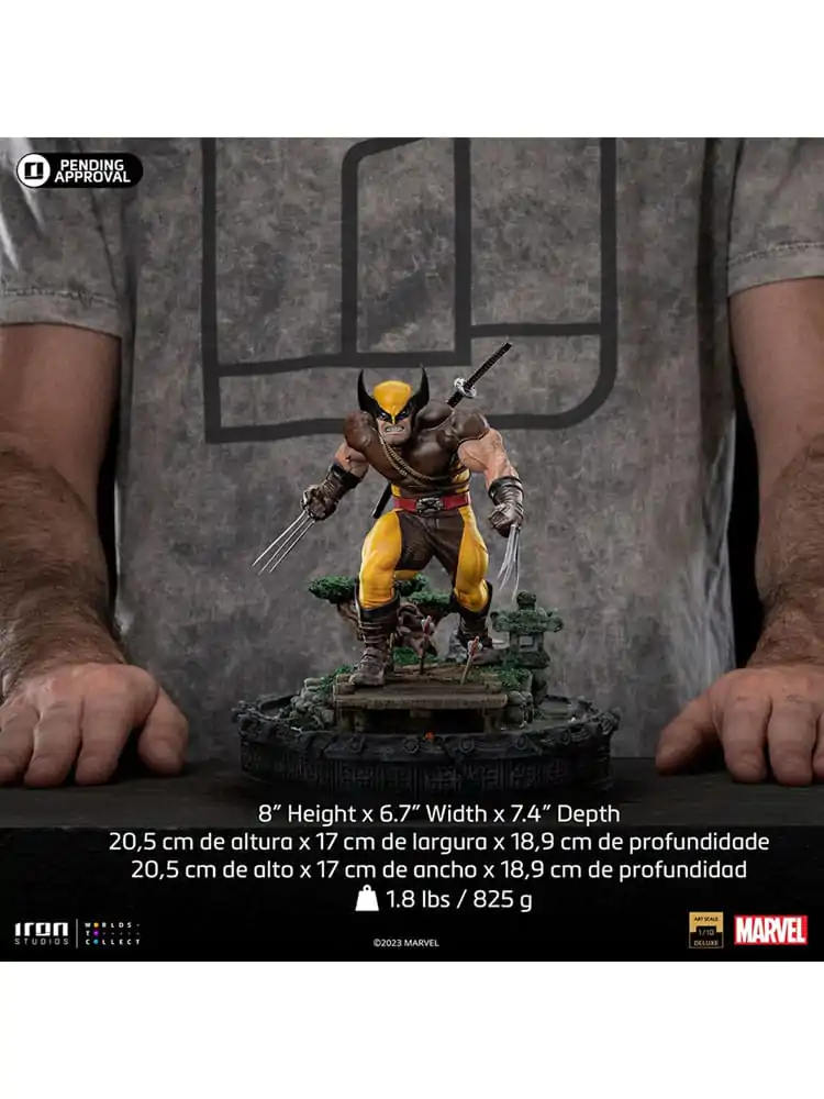 Marvel Art Scale Deluxe Socha 1/10 Wolverine Unleashed 20 cm produktová fotografia