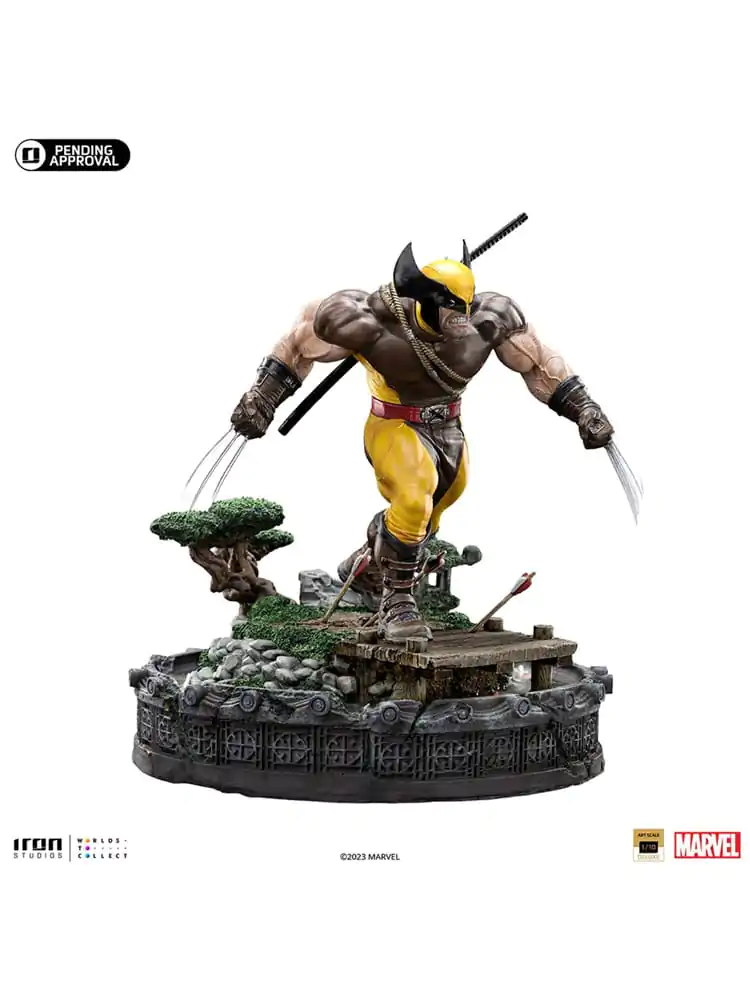 Marvel Art Scale Deluxe Socha 1/10 Wolverine Unleashed 20 cm produktová fotografia