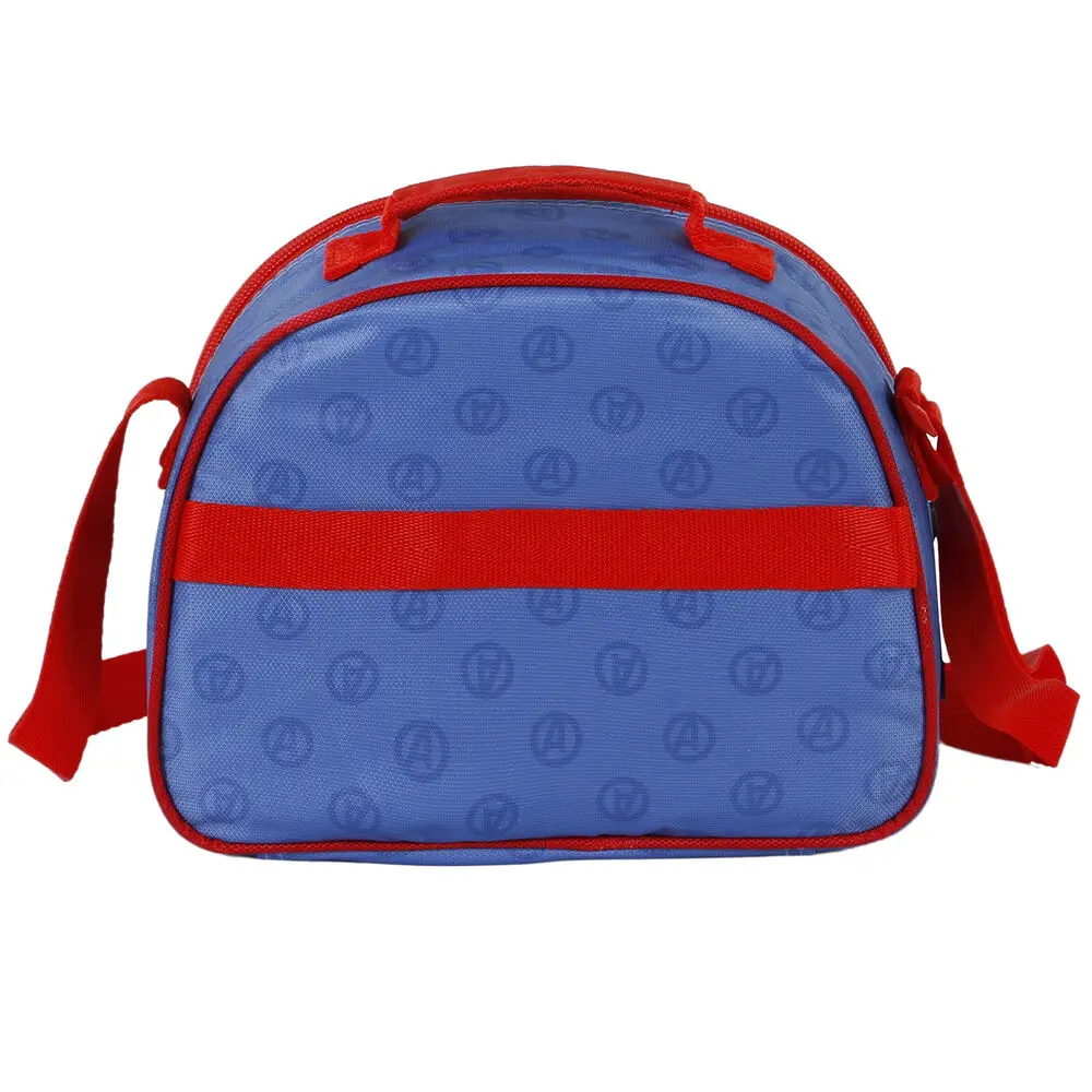 Marvel Avengers Captain America figúrka s pohyblivou hlavou 3D obedová taška produktová fotografia