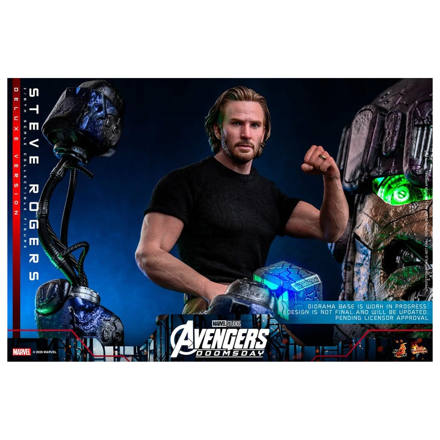 Marvel Avengers: Doomsday Movie Masterpiece zberateľská figúrka 1/6 Steve Rogers (Deluxe Version) 31 cm produktová fotografia