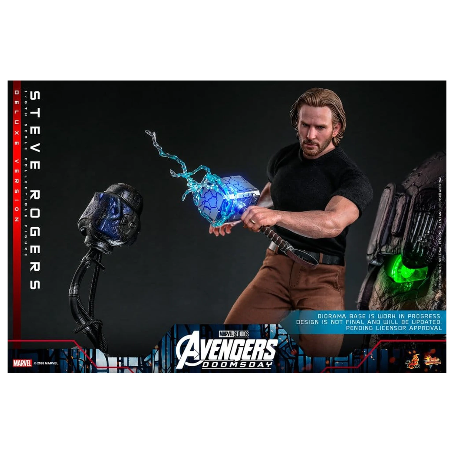 Marvel Avengers: Doomsday Movie Masterpiece zberateľská figúrka 1/6 Steve Rogers (Deluxe Version) 31 cm produktová fotografia