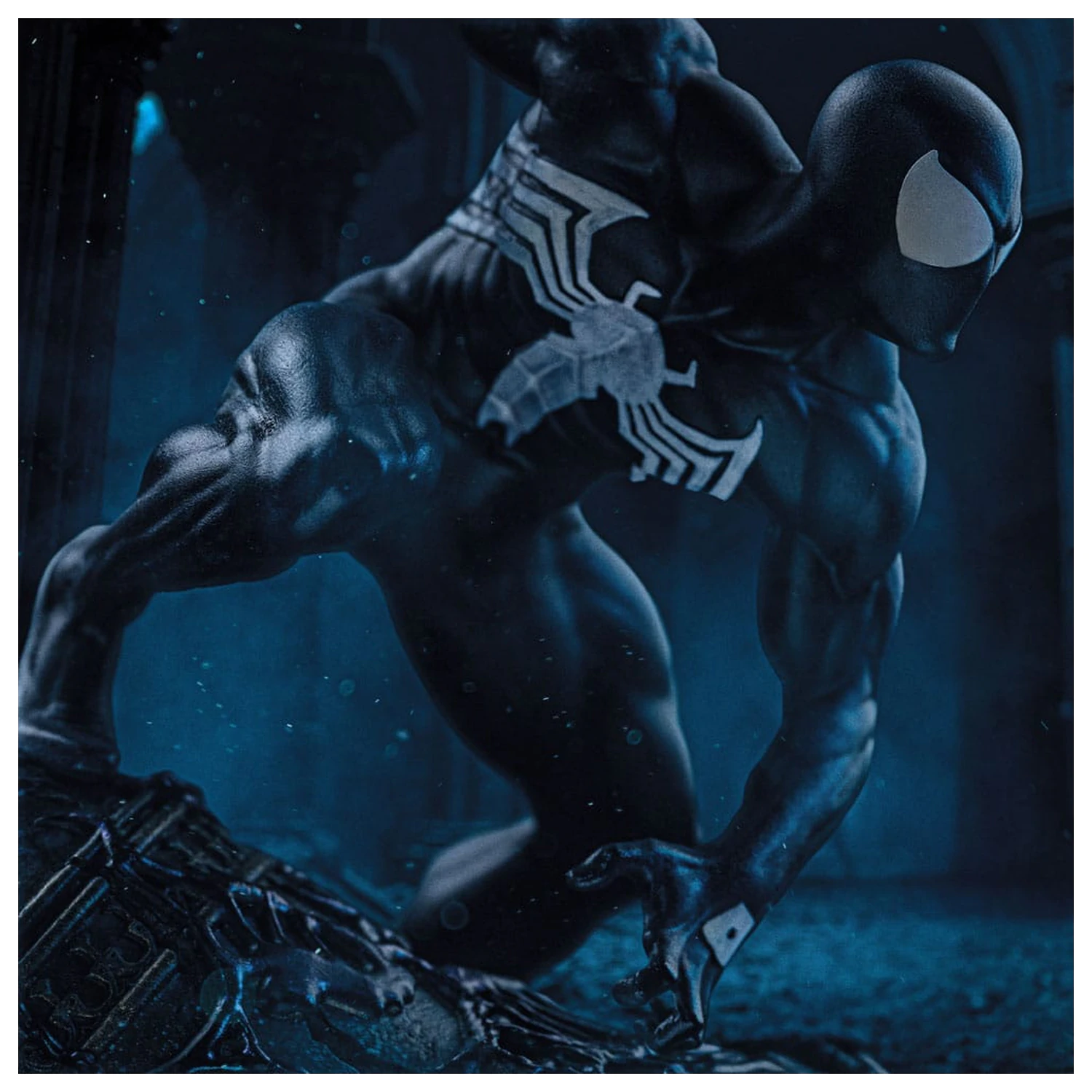 Marvel BDS Art Scale Socha 1/10 Spider-Man Black Costume 20 cm produktová fotografia