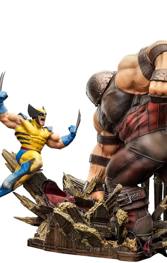 Marvel BDS Art Scale socha 1/10 Wolverine vs Juggernaut heo EU Exclusive 30 cm termékfotó