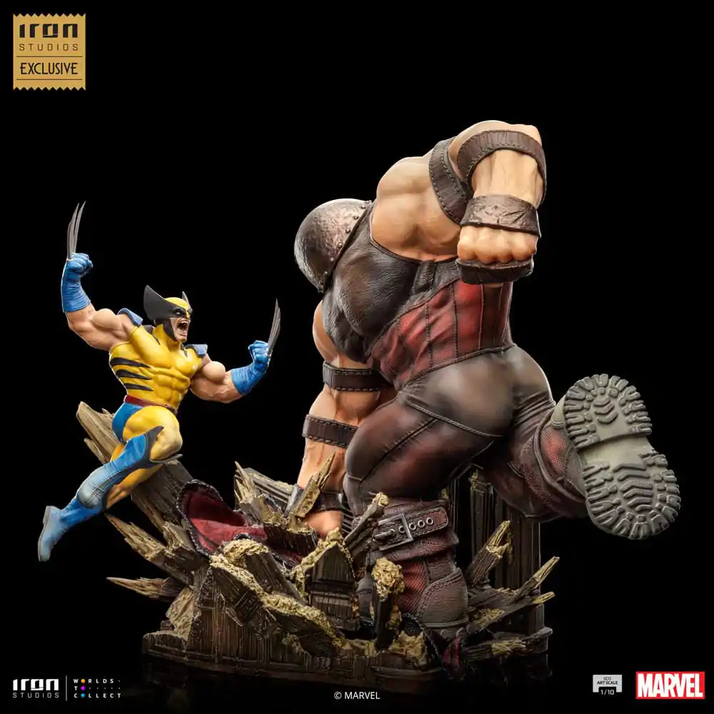 Marvel BDS Art Scale socha 1/10 Wolverine vs Juggernaut heo EU Exclusive 30 cm termékfotó