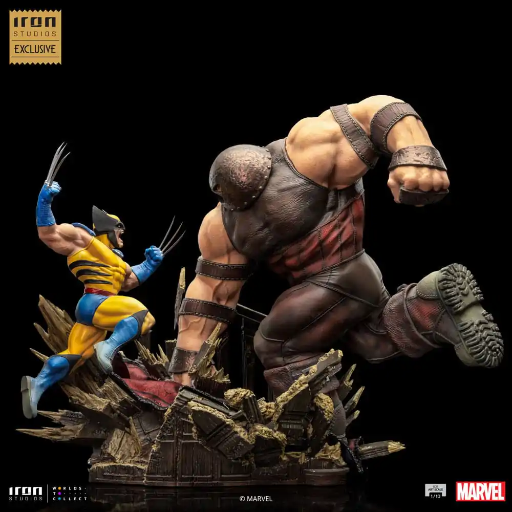 Marvel BDS Art Scale socha 1/10 Wolverine vs Juggernaut heo EU Exclusive 30 cm termékfotó