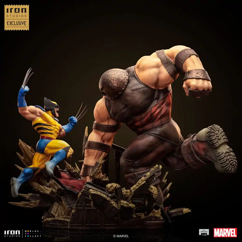 Marvel BDS Art Scale socha 1/10 Wolverine vs Juggernaut heo EU Exclusive 30 cm termékfotó